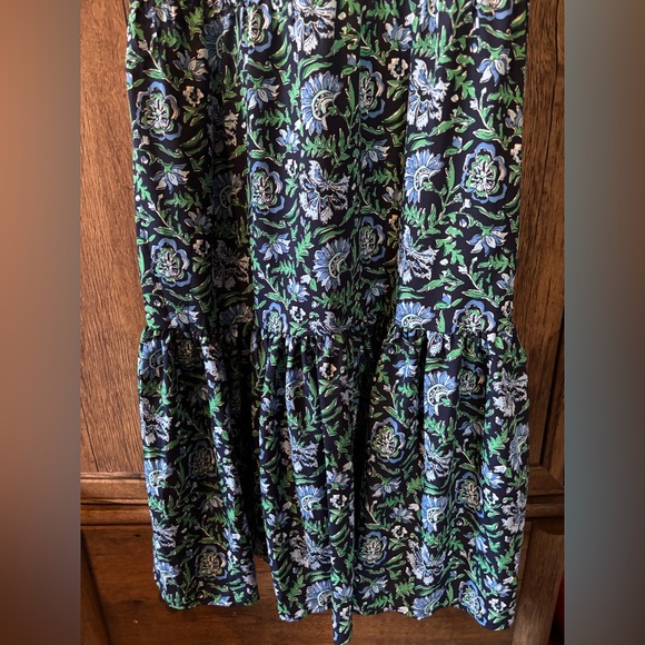 Vineyard Vines Blue Floral Midi Dress - Picture 12 of 13